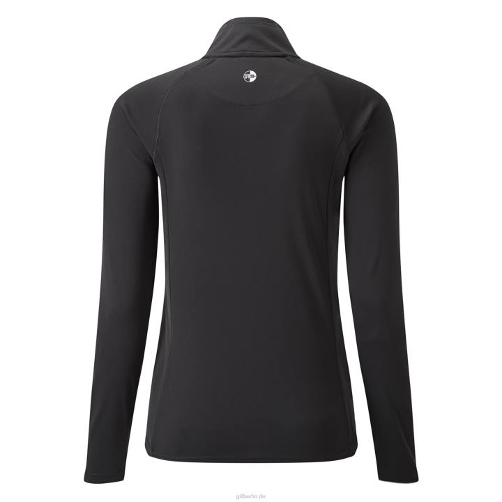 Gill Marine Damen-UV-Tec-T-Shirt mit Reißverschluss - langärmlig 68X6204