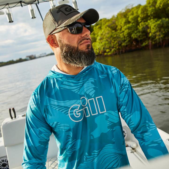 Gill Marine xpel tec Kapuzenpullover in Camo 68X651
